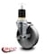 Service Caster 5'' Semi Steel Swivel 1-7/8'' Expanding Stem Caster with Brake SCC-EX20S515-SSR-TLB-178 - alternate 3